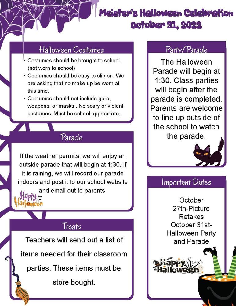 Meister's Halloween Flyer