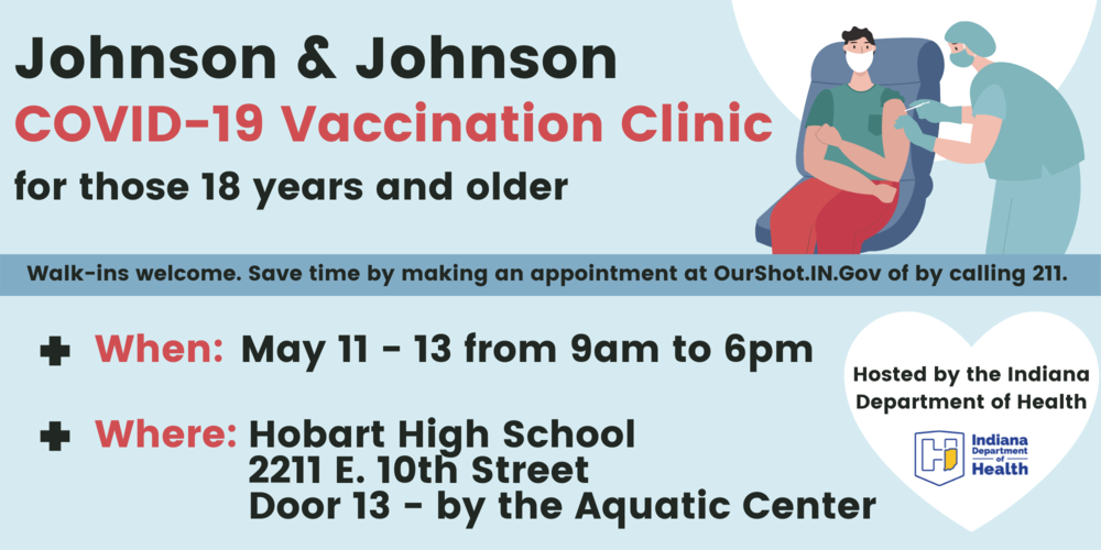 J & J COVID-19 Vaccine Clinic Flyer