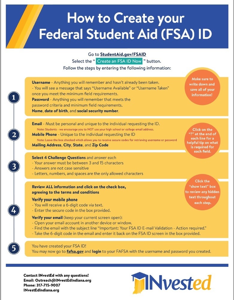 How to Create your FSA ID