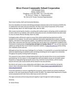 RFCSC School Closing