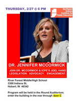 Dr. McCormick to Present at River Forest